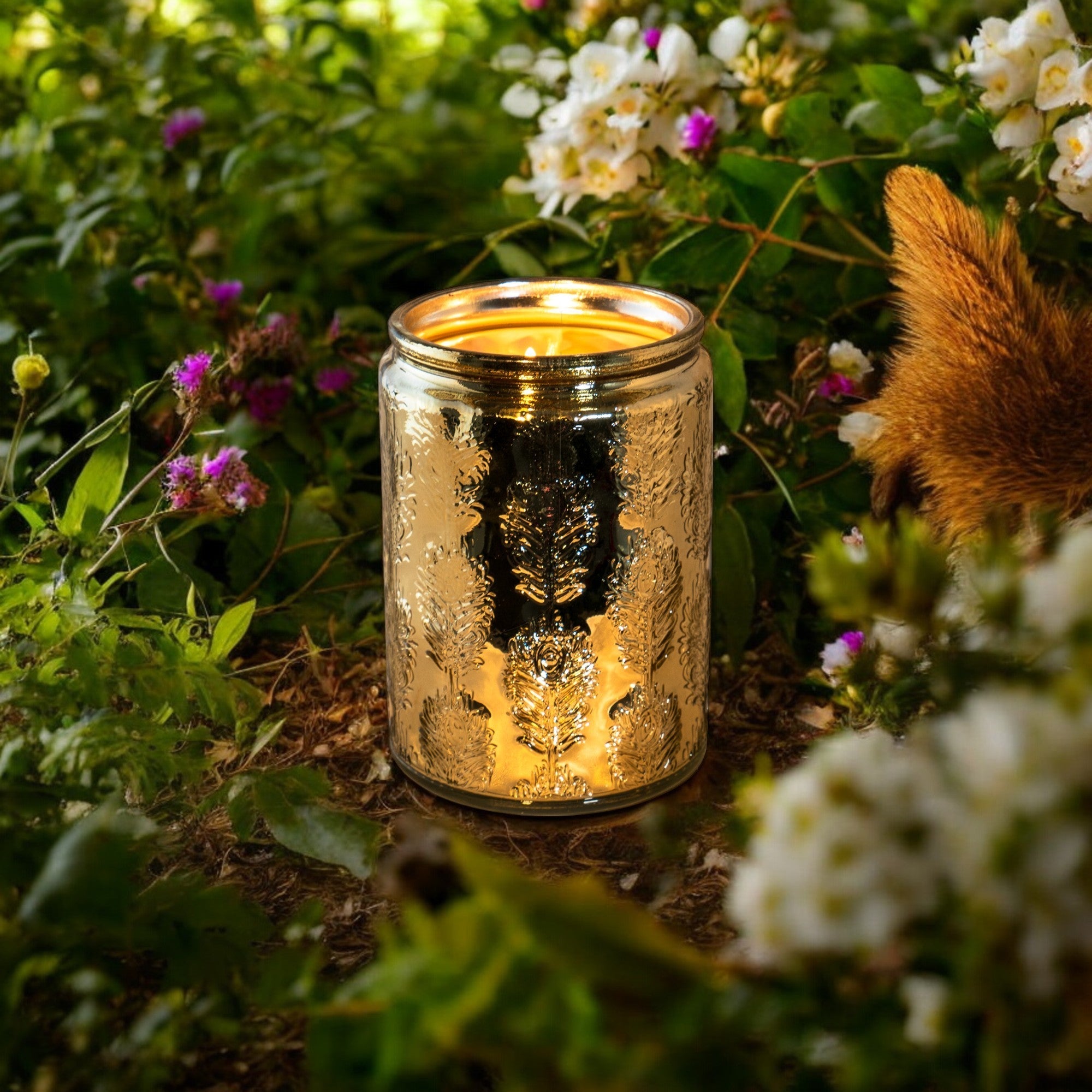 Bird Feather Jar