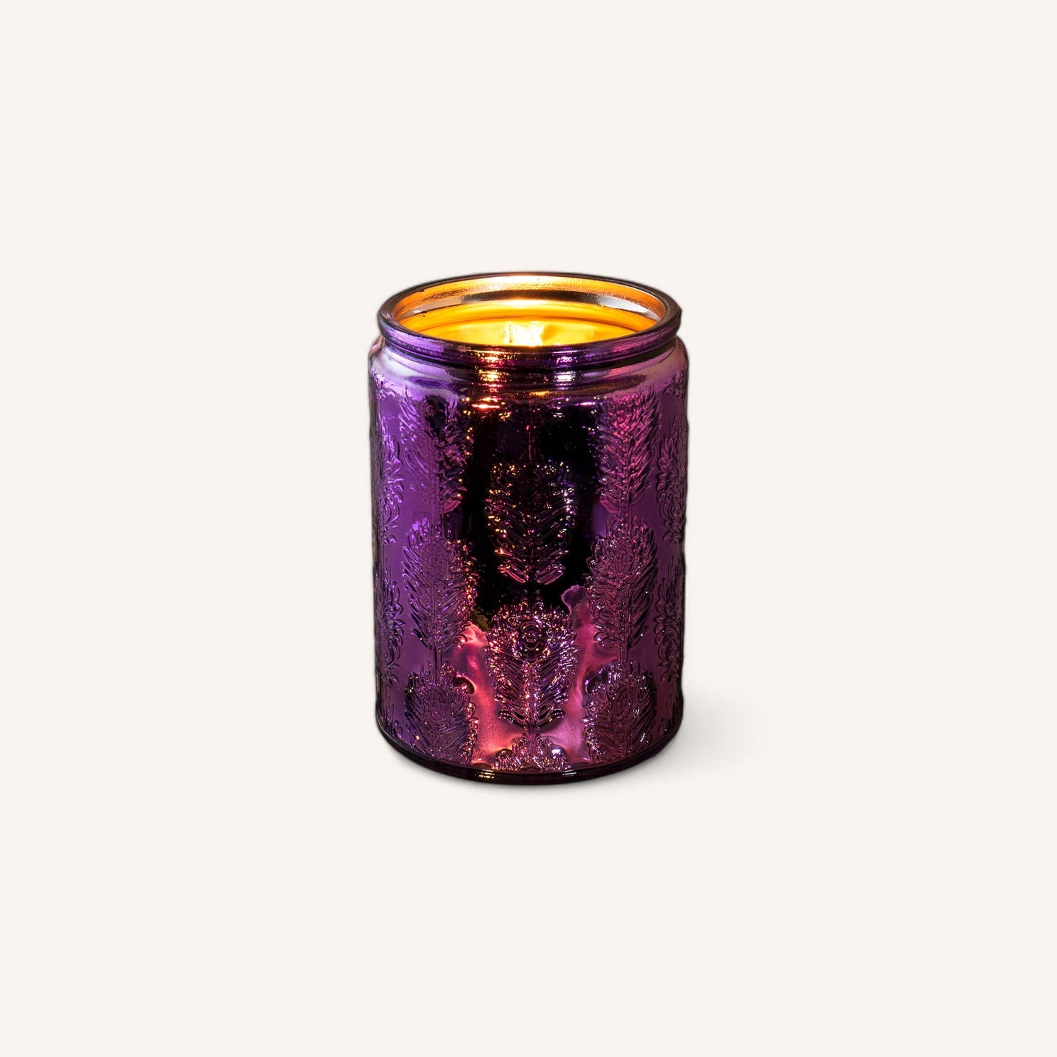 Japanese paradise flycatche Feather Jar Scented Candle(Juniper and Lavender)