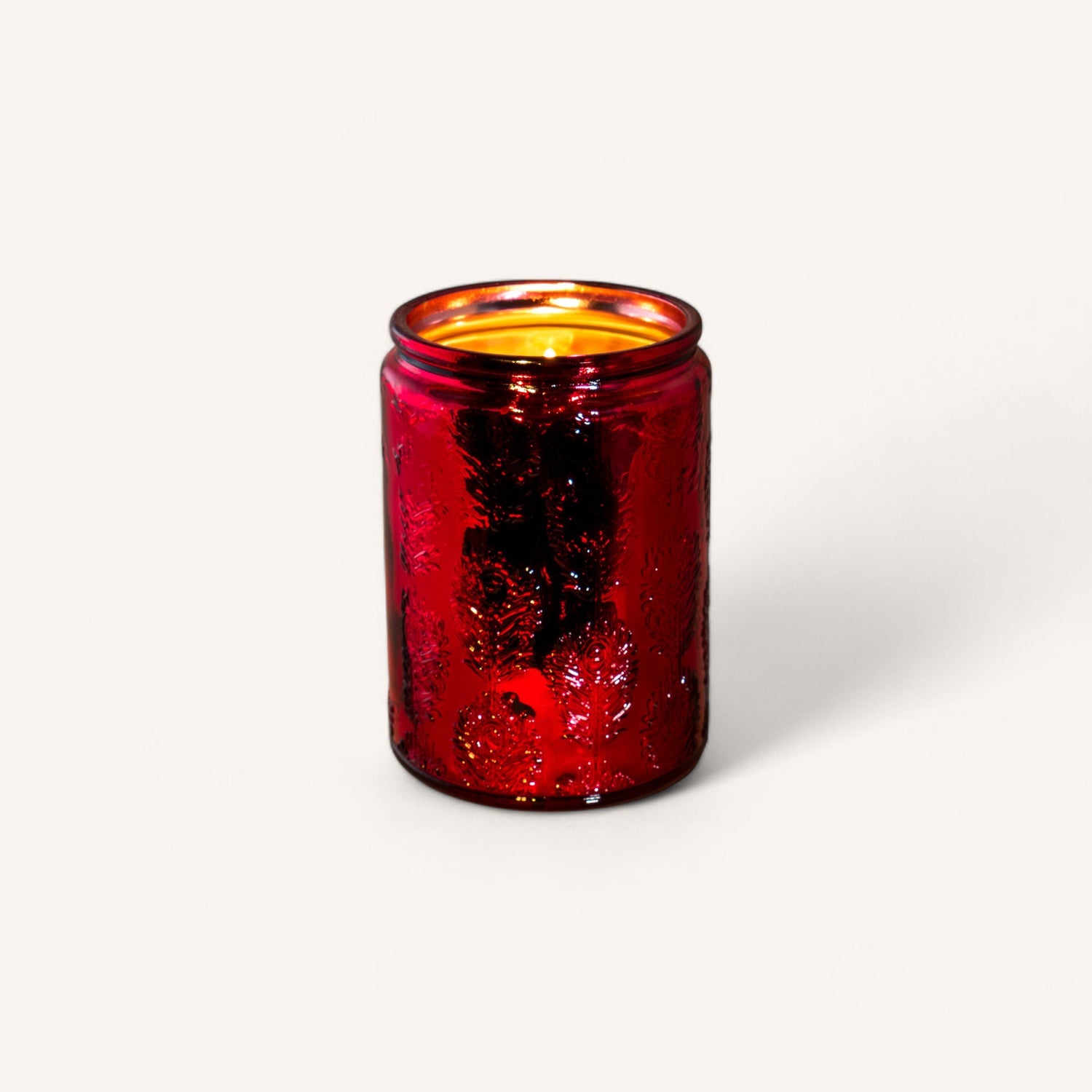 Red Flamingo Feather Scented Candle ：Freesia & Jasmine